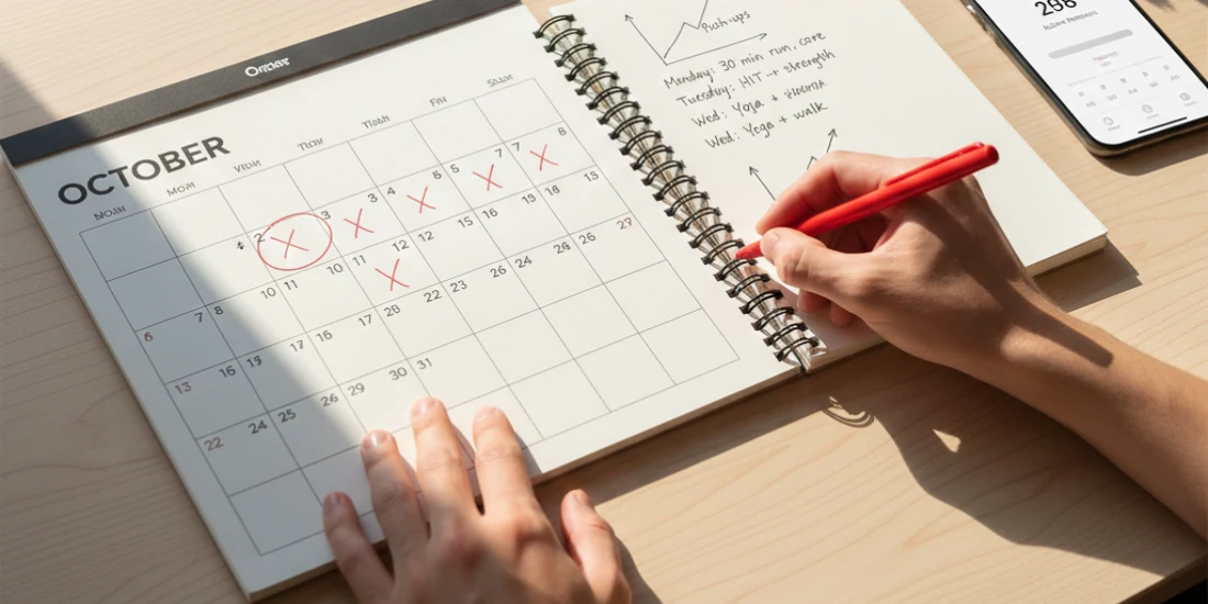 Motivation f&uuml;rs Training durch kleine t&auml;gliche Ziele